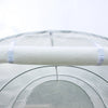 Outsunny Walk-in Tunnel Greenhouse Replacement Cover w/ Zipper Door, 11.5' x 10', White