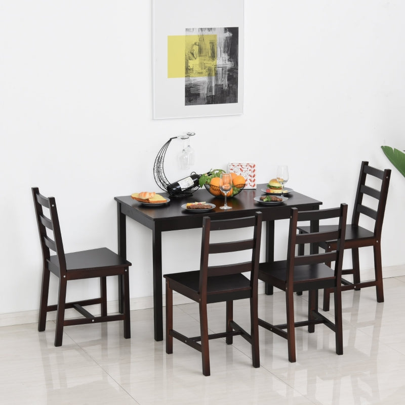 Homcom 5 2024 piece dining set