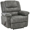 HOMCOM Oversized Sofa Reclining Lounger with Hidden Armrest Storage Compartments