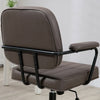 Vinsetto Microfiber Office Chair, Desk Chair with 360 Degree Swivel Wheels Adjustable Height Tilt Function Light Brown