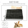 PawHut 87" x 41" Galvanized Metal Outdoor Pet Enclosure with Removeable Protective Cover