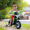 ShopEZ USA Ride-On Childrens Motorcycle w/ Real Driving Sounds & Fun Built-In Music Green