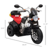 ShopEZ USA Ride-on Electric Motorcycle for Kids with Music & Horn Buttons, Stable 3-Wheel Design, & Rear Storage Space - Black