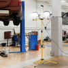 HOMCOM 8000 Lumen Work Light with Detachable Dual LEDs and Lightweight Height-Adjustable Steel Tripod