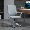 Vinsetto Home Office Chair Swivel Task Computer Desk Chair w/ Lumbar Support, Grey