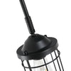 HOMCOM Vintage Floor Lamp Rotatable Lampshade E26 Socket Pin Living Room Steel Black