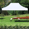 Outsunny 9.7' x 14.5' Folding Gazebo Steel Canopy Party Tent With Pulling Bag - White