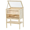PawHut Wooden Hamster Cage 3-Tier Small Animals Exercise Play House w/ 5 Platforms