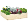 Outsunny 48.5" Plastic Cultivation Bed Flower, Herb, Veggie Planter for Garden, Backyard-1