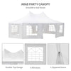 Outsunny 29' x 21' Canopy Party Event Tent with 2 Pull-Back Doors, Column-Less Event Space, & 8 Cathedral Windows