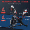 Soozier Stationary Exercise Bike Indoor Upright Cycling Bicycle Fitness Workout