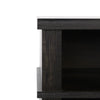HOMCOM Electric Fireplace TV Stand for TV's up to 50" Flat Screen, Living Room Media Entertainment Console with Doors, Shelves, and Cable Management, Espresso