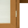 Outsunny Wooden Cold Frame Greenhouse Small Mini Planter Box, 30" L x 24" W x 44" H, Brown