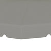 Outsunny 12.8' x 9.5' Gazebo Replacement Canopy, Gazebo Top Cover with Double Vented Roof for Garden Patio Outdoor (TOP ONLY), Light Gray