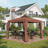 Outsunny 9.8' x 9.8' Gazebo Replacement Canopy, Gazebo Top Cover with Double Vented Roof for Garden Patio Outdoor (TOP ONLY), Khaki