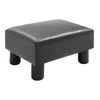 HOMCOM Modern Faux Leather Ottoman Footrest Stool Foot Rest Small Chair Seat Sofa Couch-2