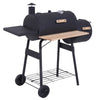 Outsunny Backyard Charcoal BBQ Grill & Smoker Combo Automatic Charcoal BBQ Rotisserie Grill 110lbs Lamb Hog Spit Roaster