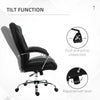 Vinsetto High-Back Home Office Chair, Computer Desk Chair with 360 Degree Swivel, Adjustable Height and Tilt Function, Dark Grey