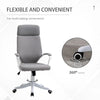 Vinsetto High Back Swivel Office Chair with Lumbar Back Support, Adjustable Height