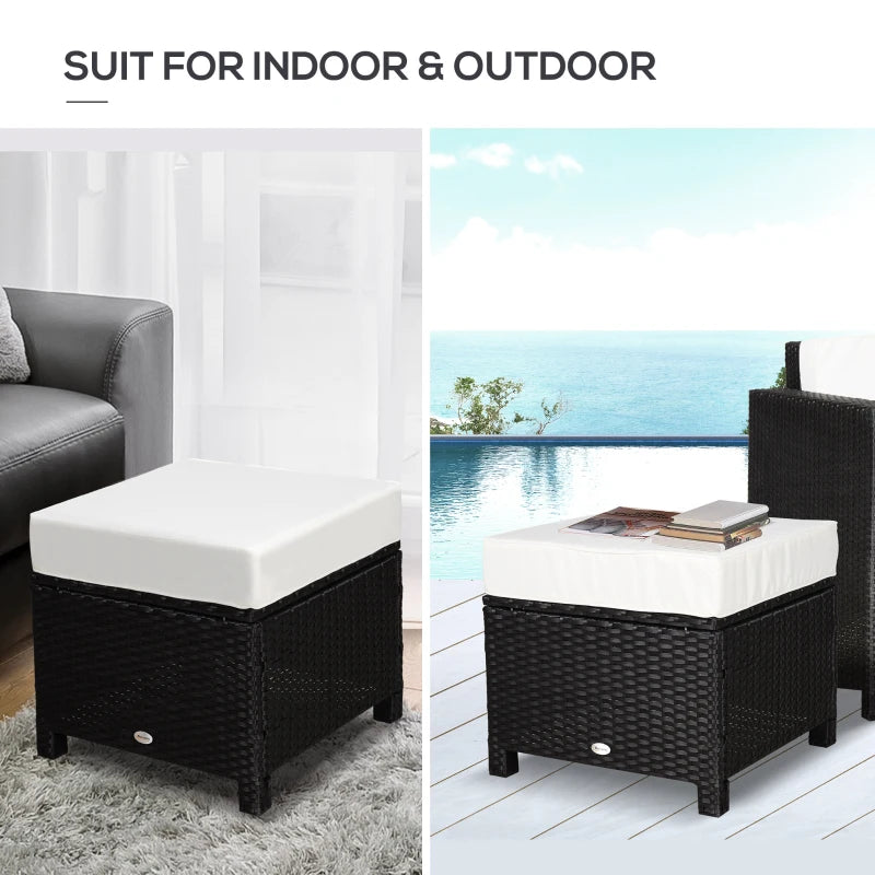 Outsunny rattan cube hot sale