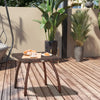 Outsunny PE Wicker Rattan Outdoor Coffee Table with Double Lift-Top Surface, Rust-Fighting Steel, & Modern Design, Brown