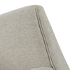 HOMCOM Traditional Living Room Chair, Armchair with Button Tufted Polygonal Straight Back, Single Sofa with Thick Padding, Light Grey